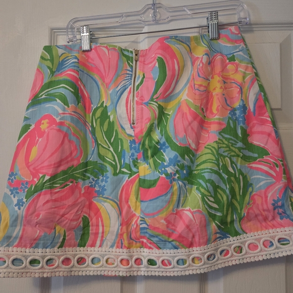 Lilly Pulitzer So A Peeling Pansy Skort WORN ONCE Sz 6 Gorgeous Colors - Picture 3 of 6